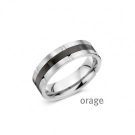 Bague acier Orage R2112