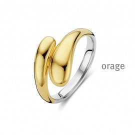 Bague bicolore Orage R7100
