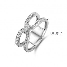 Bague argent Orage R8022