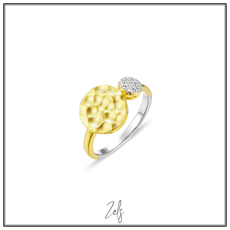 Bague bicolore