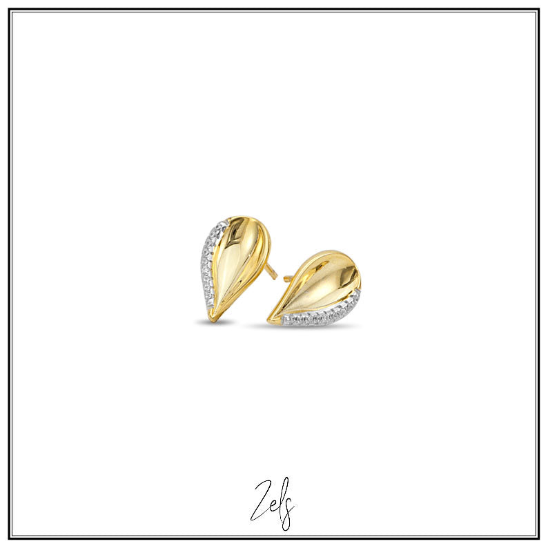 Boucle d'oreilles plaqué or