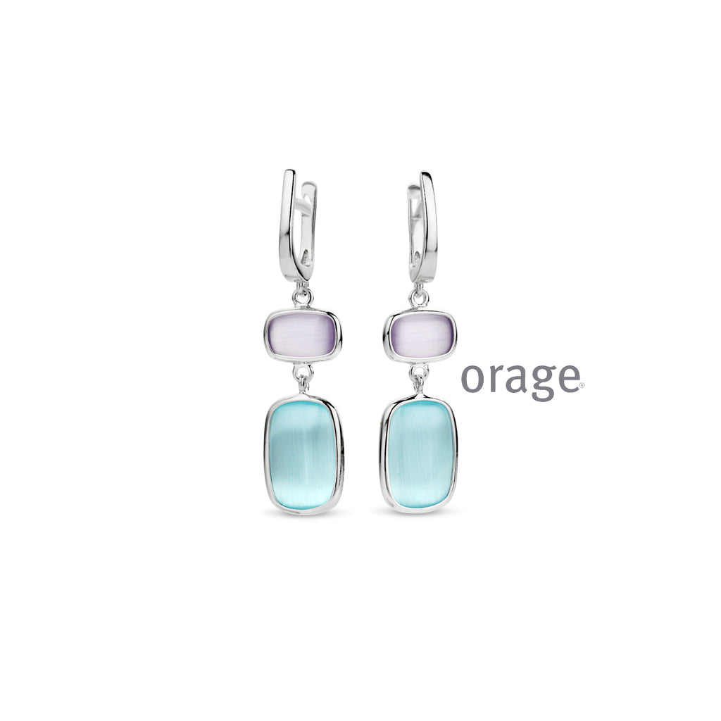 Boucle d'oreilles argent O8745
