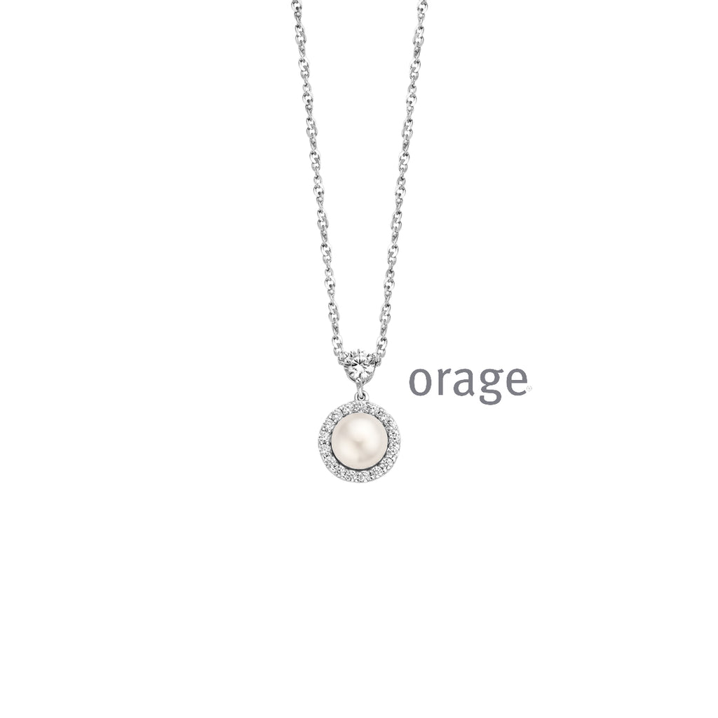 Collier argent Perle d'eau douce K6820