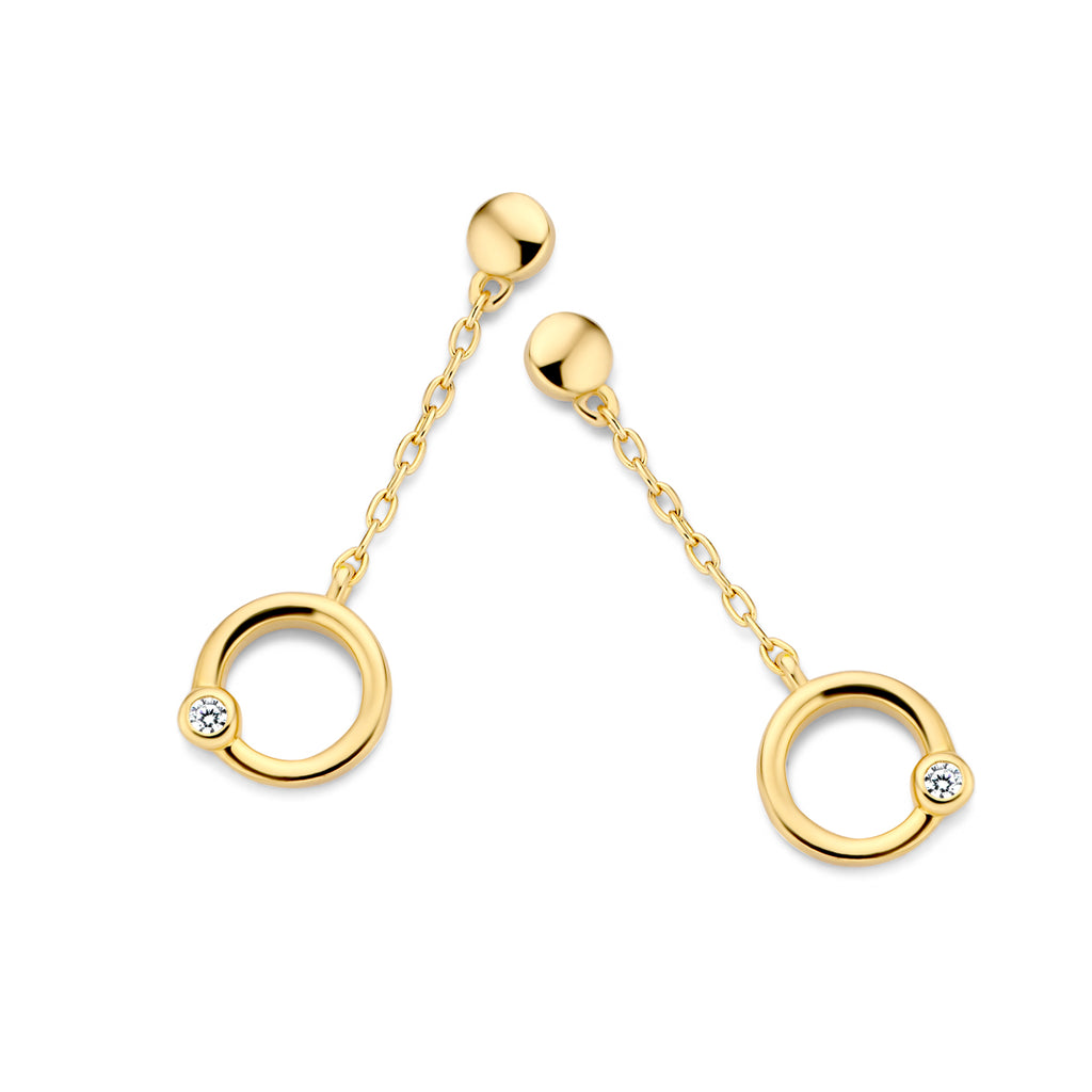 Boucle d'oreilles plaqué or B0F06