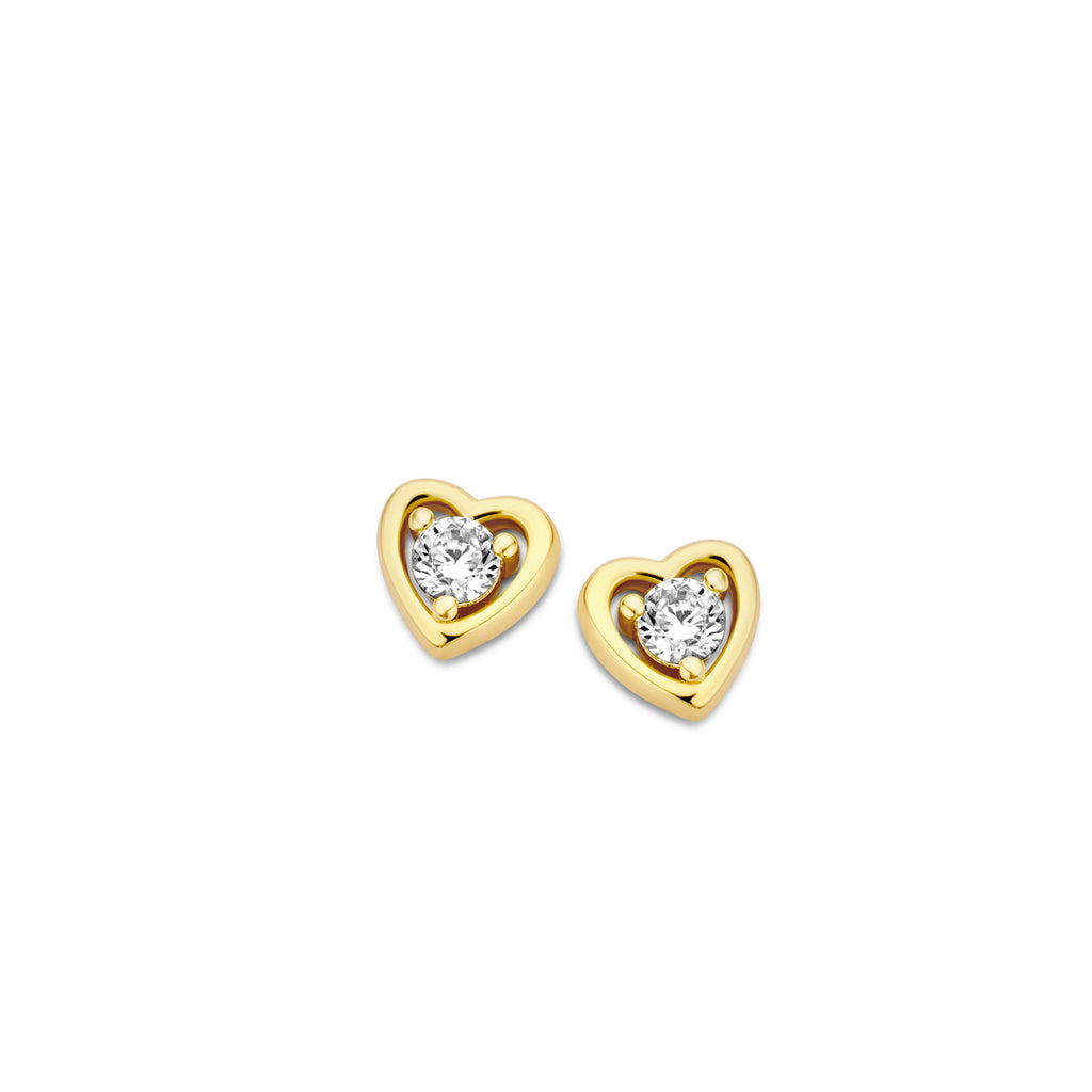 Boucle d'oreilles plaqué or B0M12