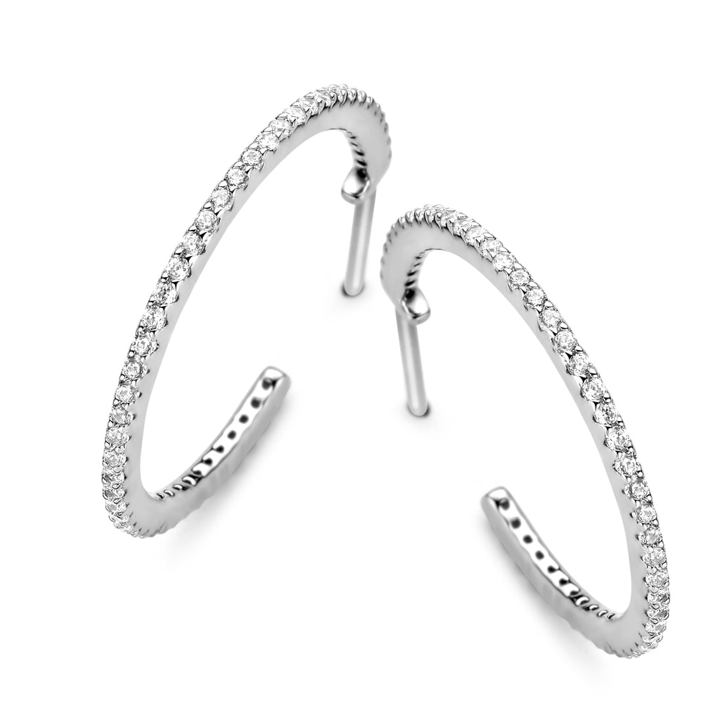 Boucle d'oreilles argent B0P06