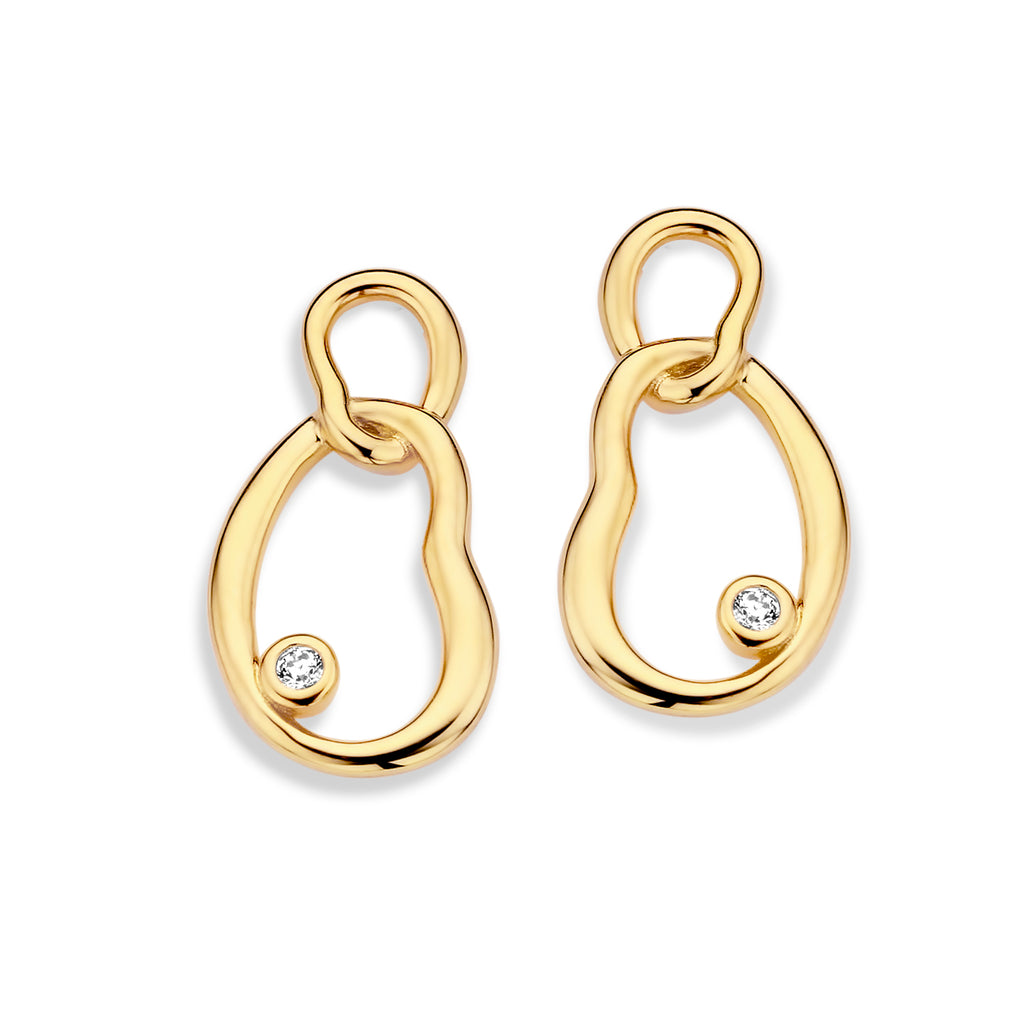 Boucle d'oreilles plaqué or B0T02