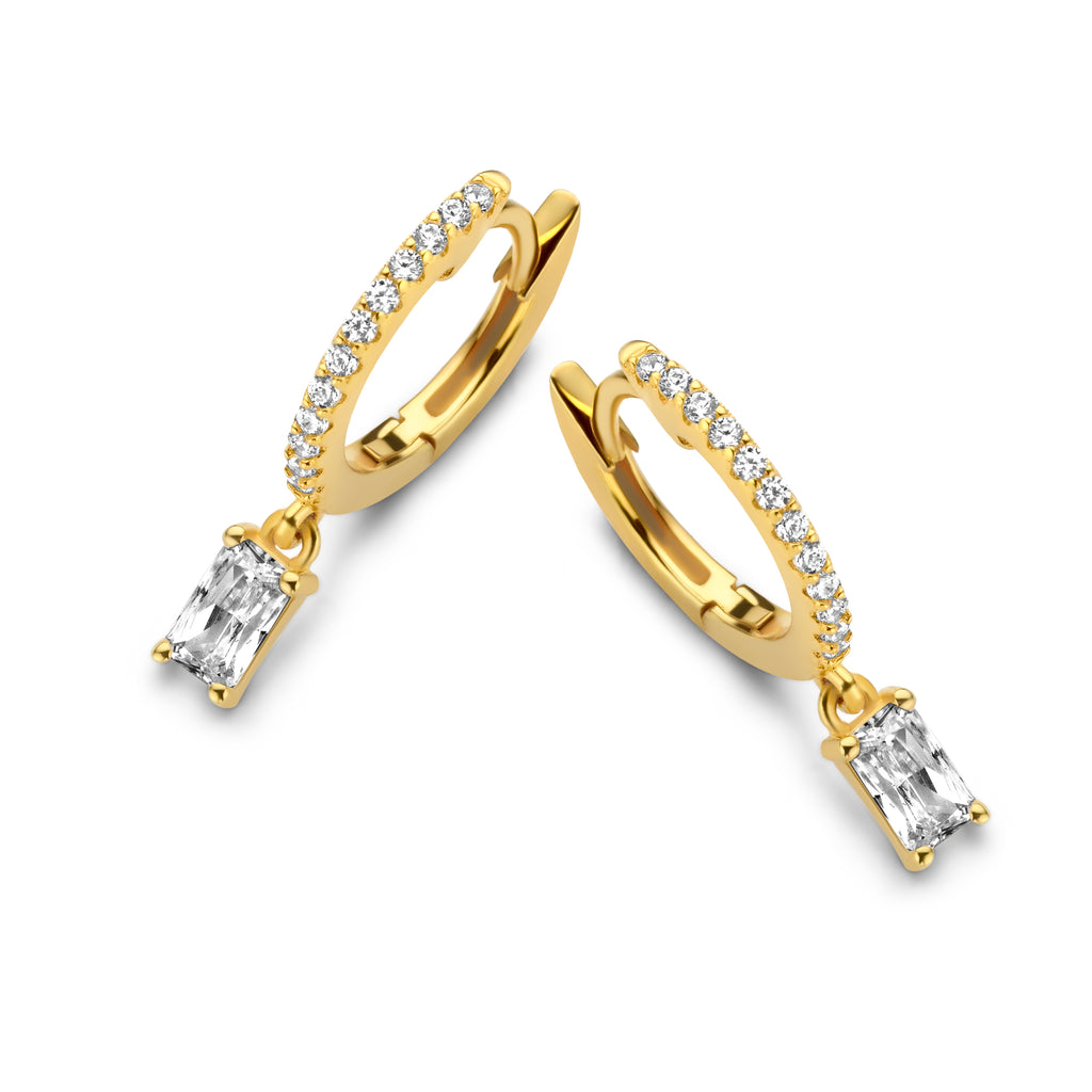 Boucle d'oreilles plaqué or B0V08