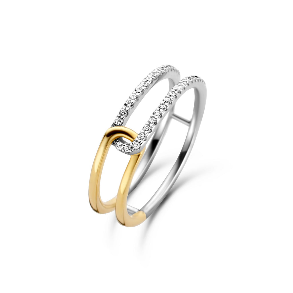 Bague bicolore B1C01