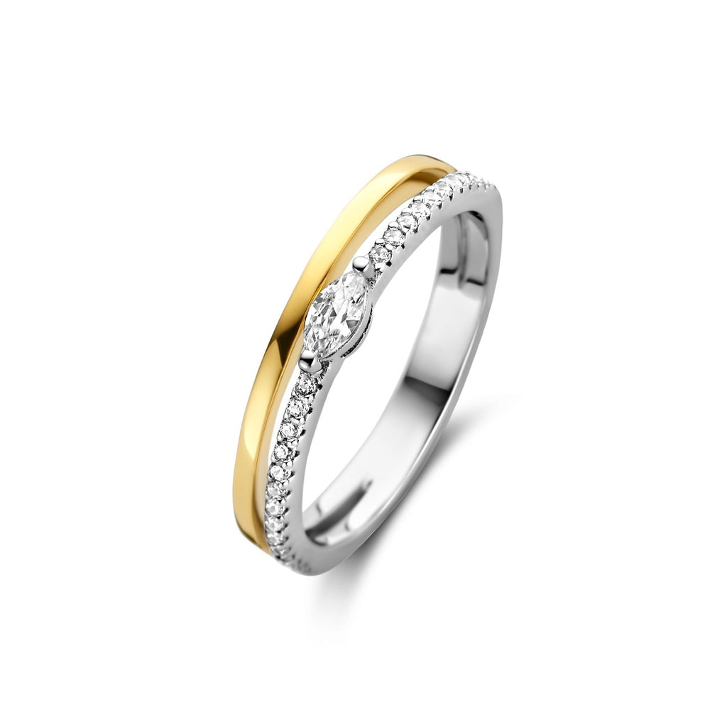 Bague bicolore B1K05