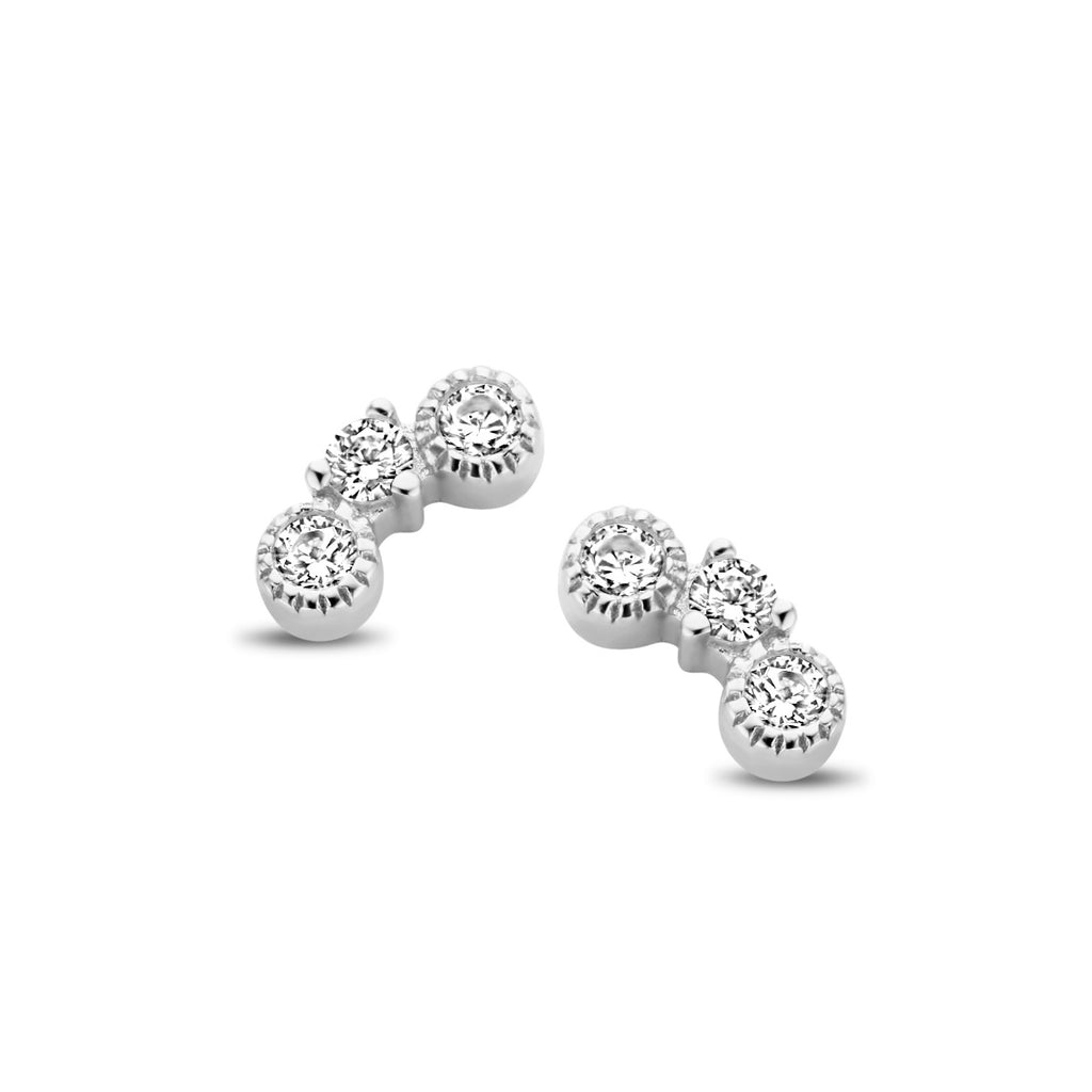 Boucle d'oreilles argent Naiomy B1M03