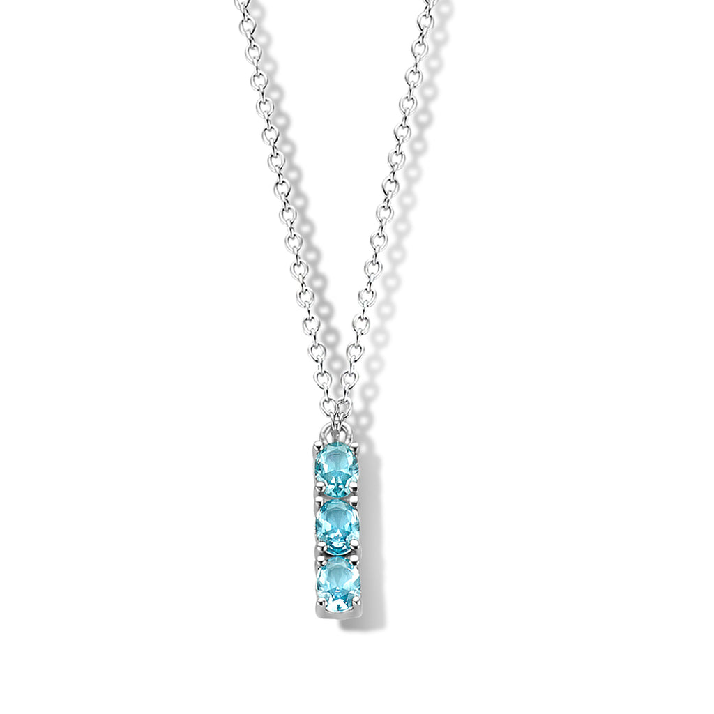 Collier argent B1Q02