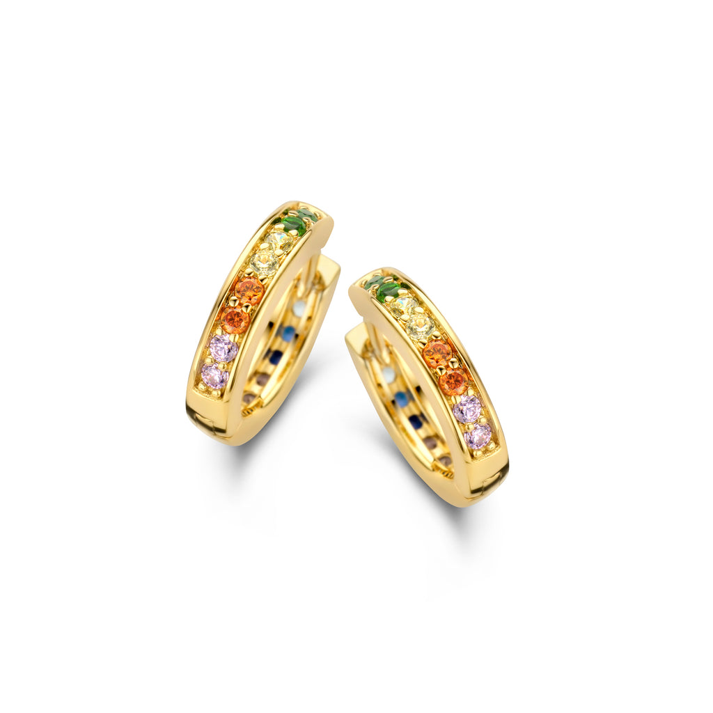 Boucle d'oreilles plaqué or B1Q09