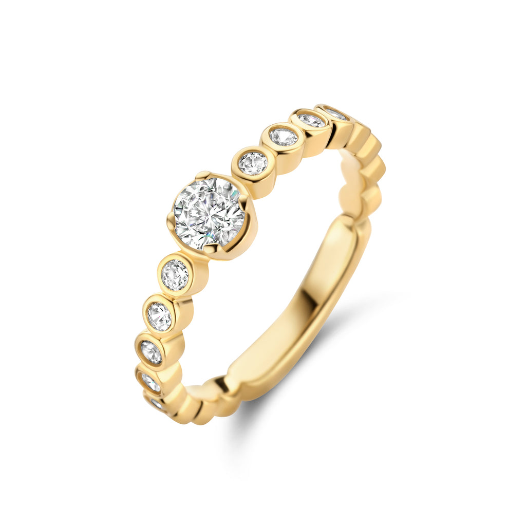 Bague plaqué or B1R04