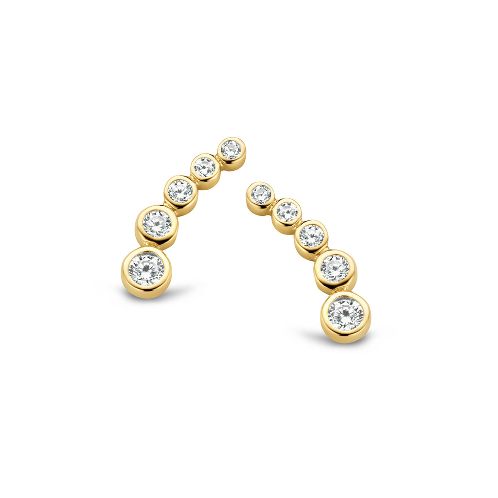 Boucle d'oreilles plaqué or B1R06