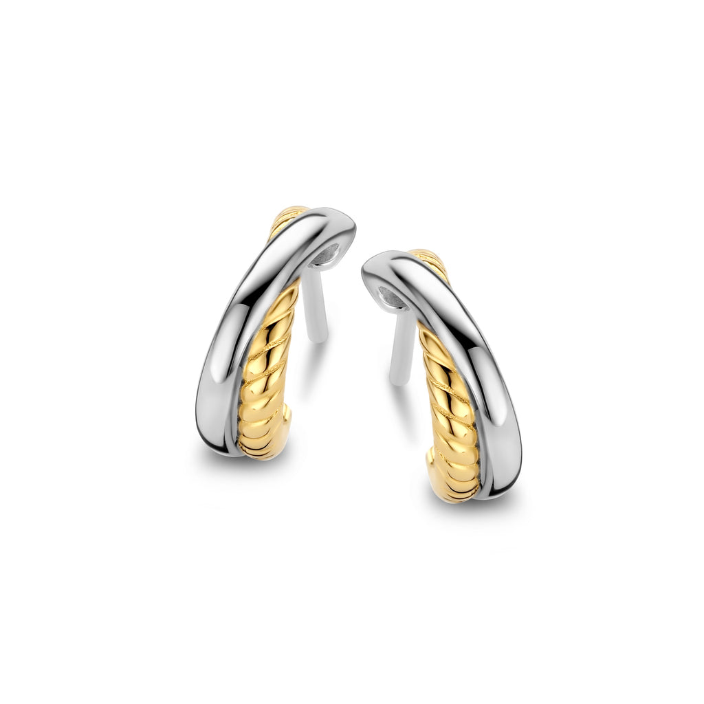 Boucle d'oreilles bicolor B1U02