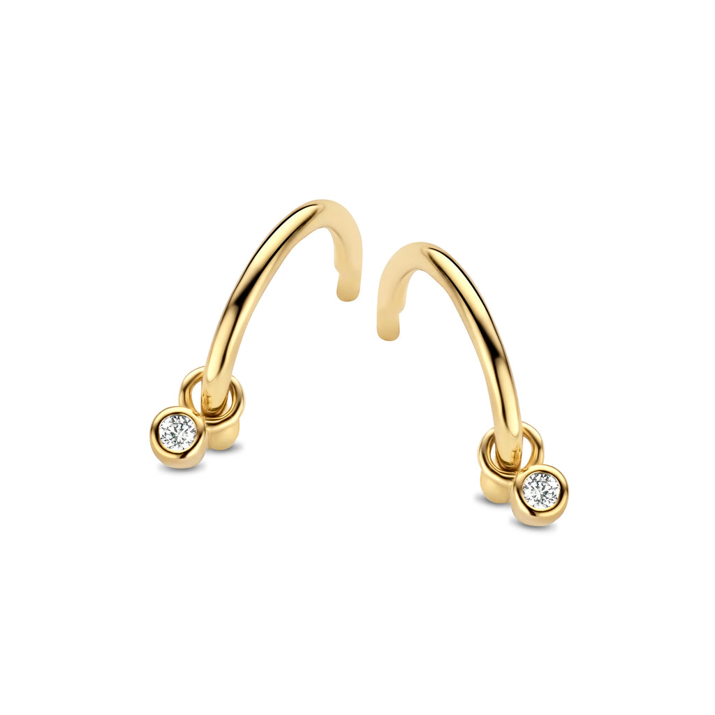 Boucle d'oreilles plaqué or B1V05