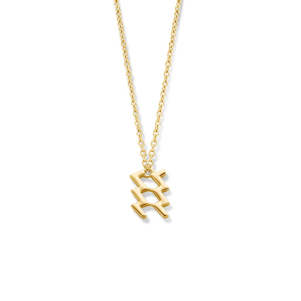 Collier plaqué or B1W23