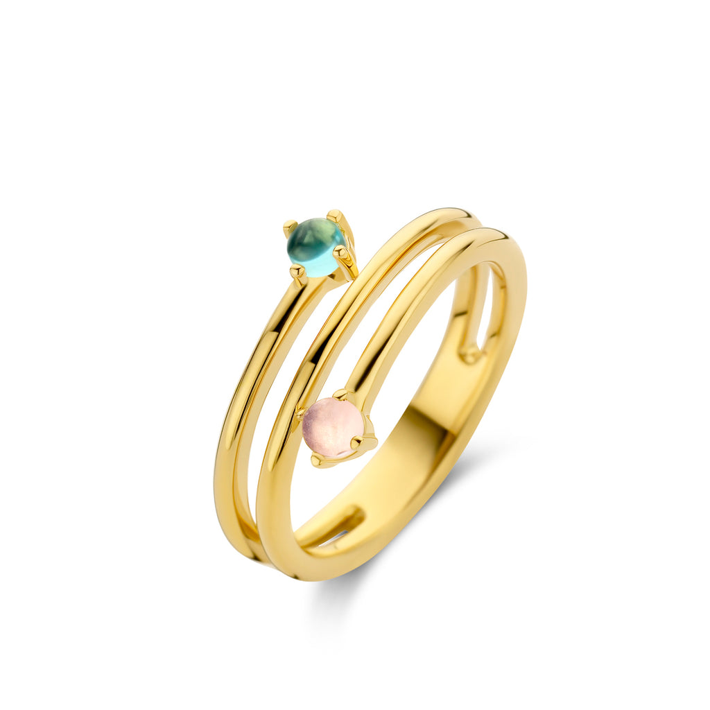 Bague plaqué or B2G51