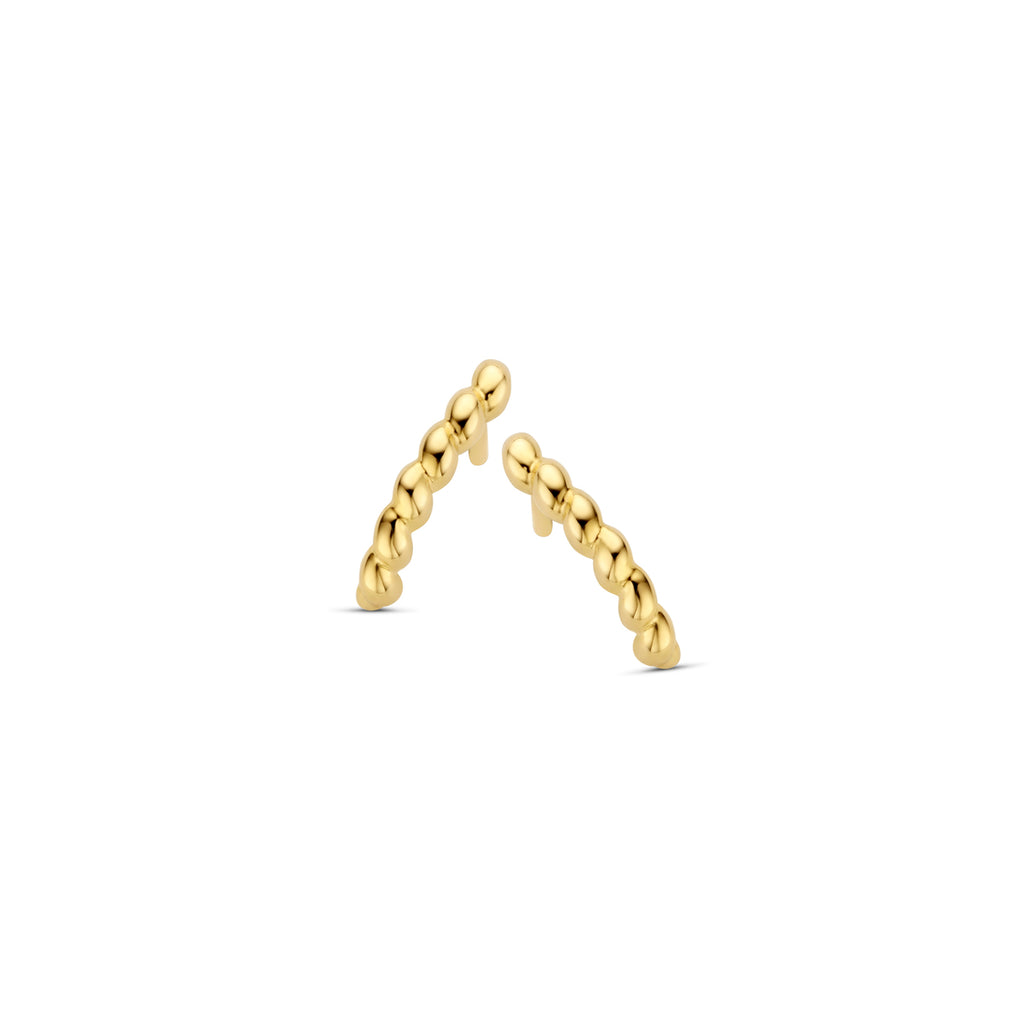 Boucle d'oreilles plaqué or B2J56