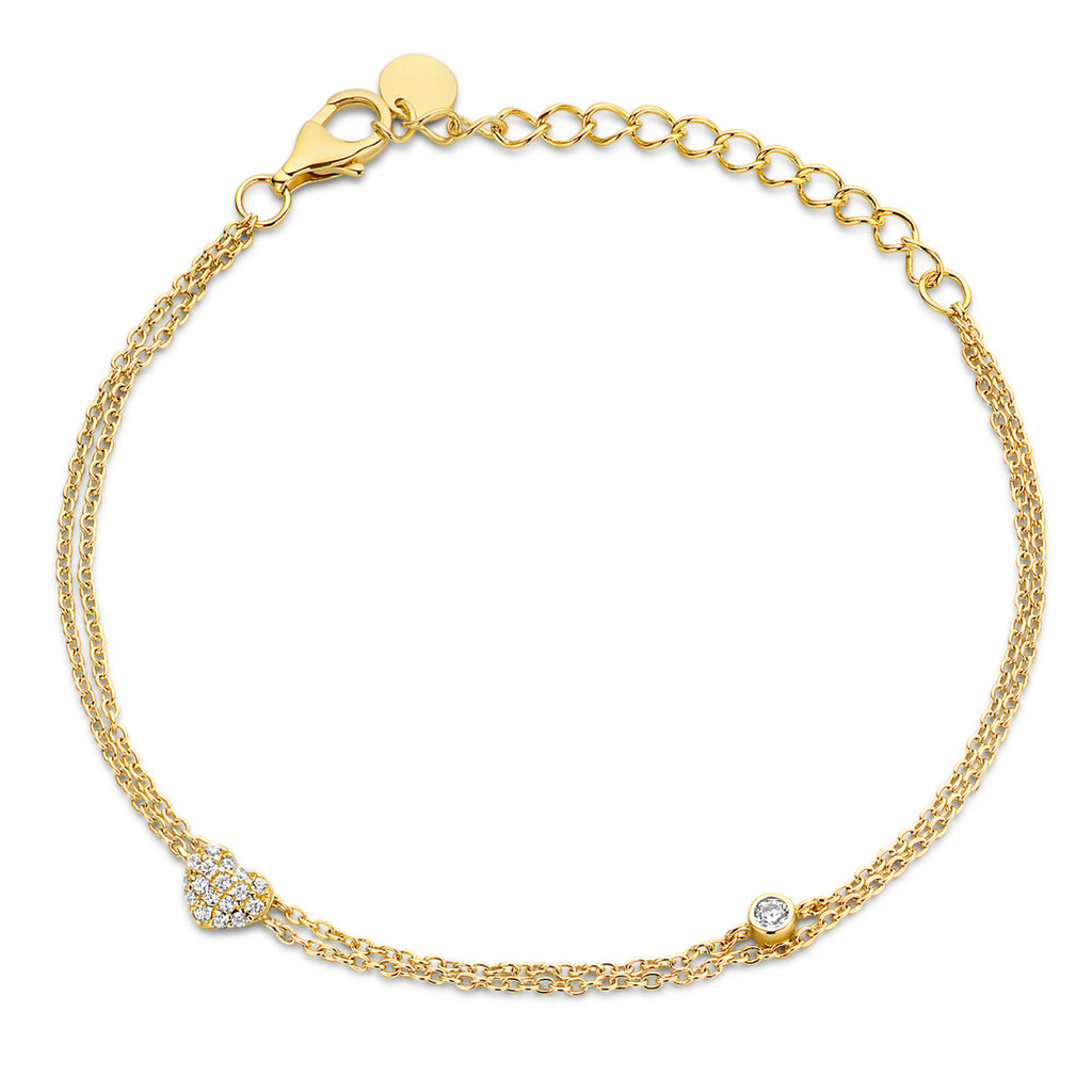 Bracelet plaqué or B2L54