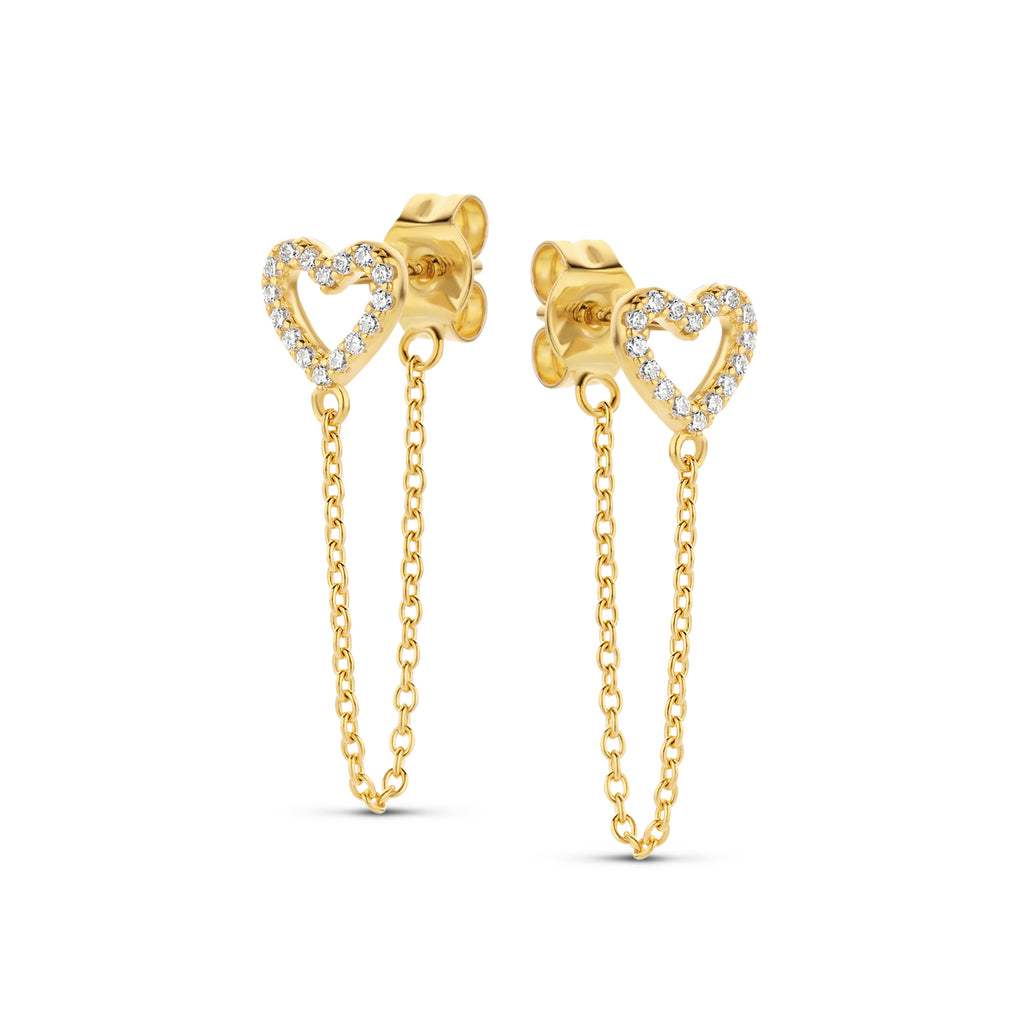 Boucle d'oreilles plaqué or B2M65