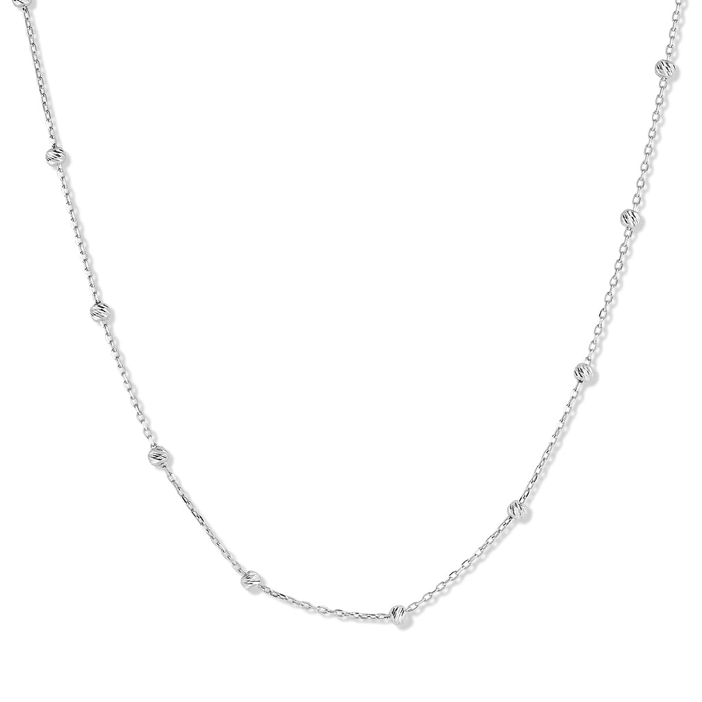 Collier argent B9Q01