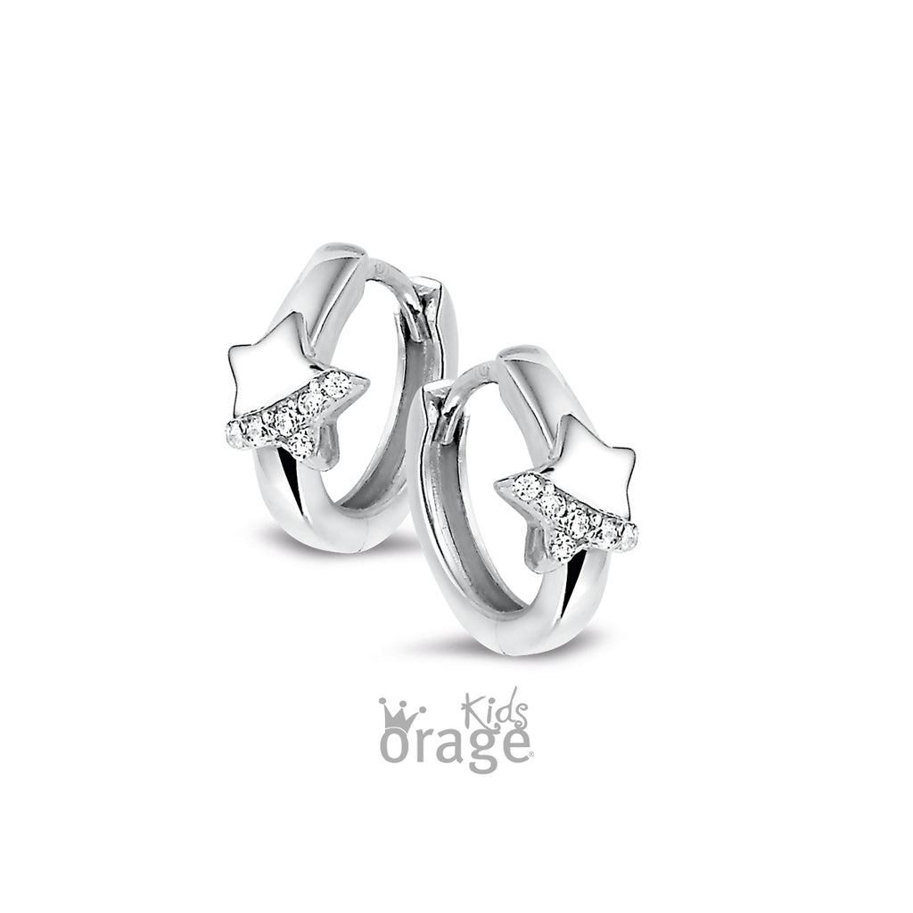 Boucle d'oreilles enfant argent K2355
