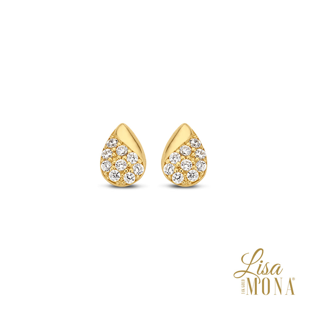 Boucle d'oreilles or 14 ct
