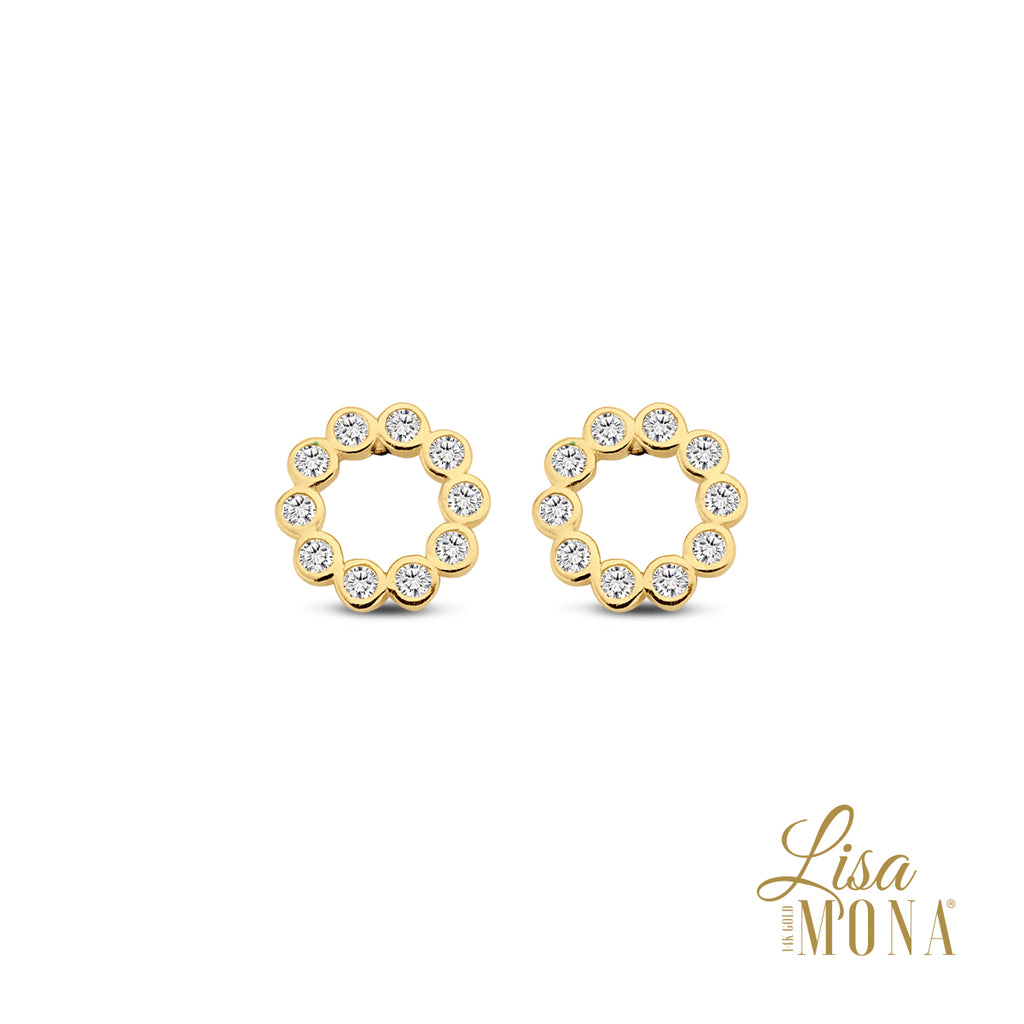 Boucle d'oreilles or 14 ct