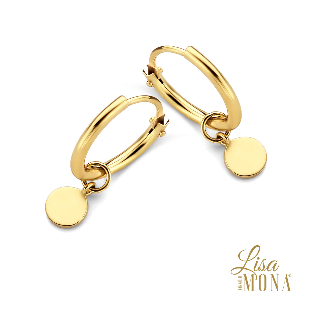 Boucle d'oreilles or 14 ct