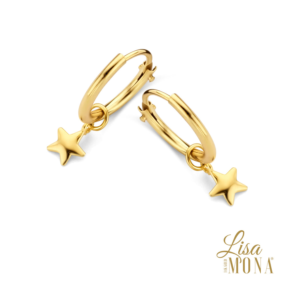 Boucle d'oreilles or 14 ct