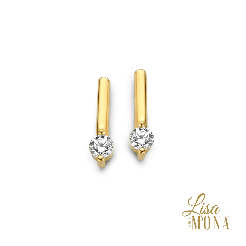 Boucle d'oreilles or 14 ct