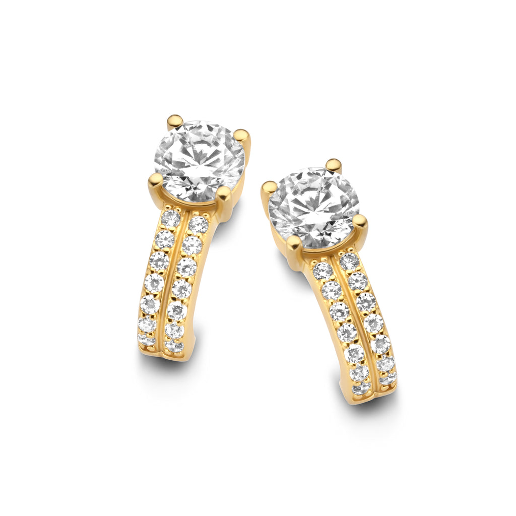 Boucle d'oreilles plaqué or N0M61