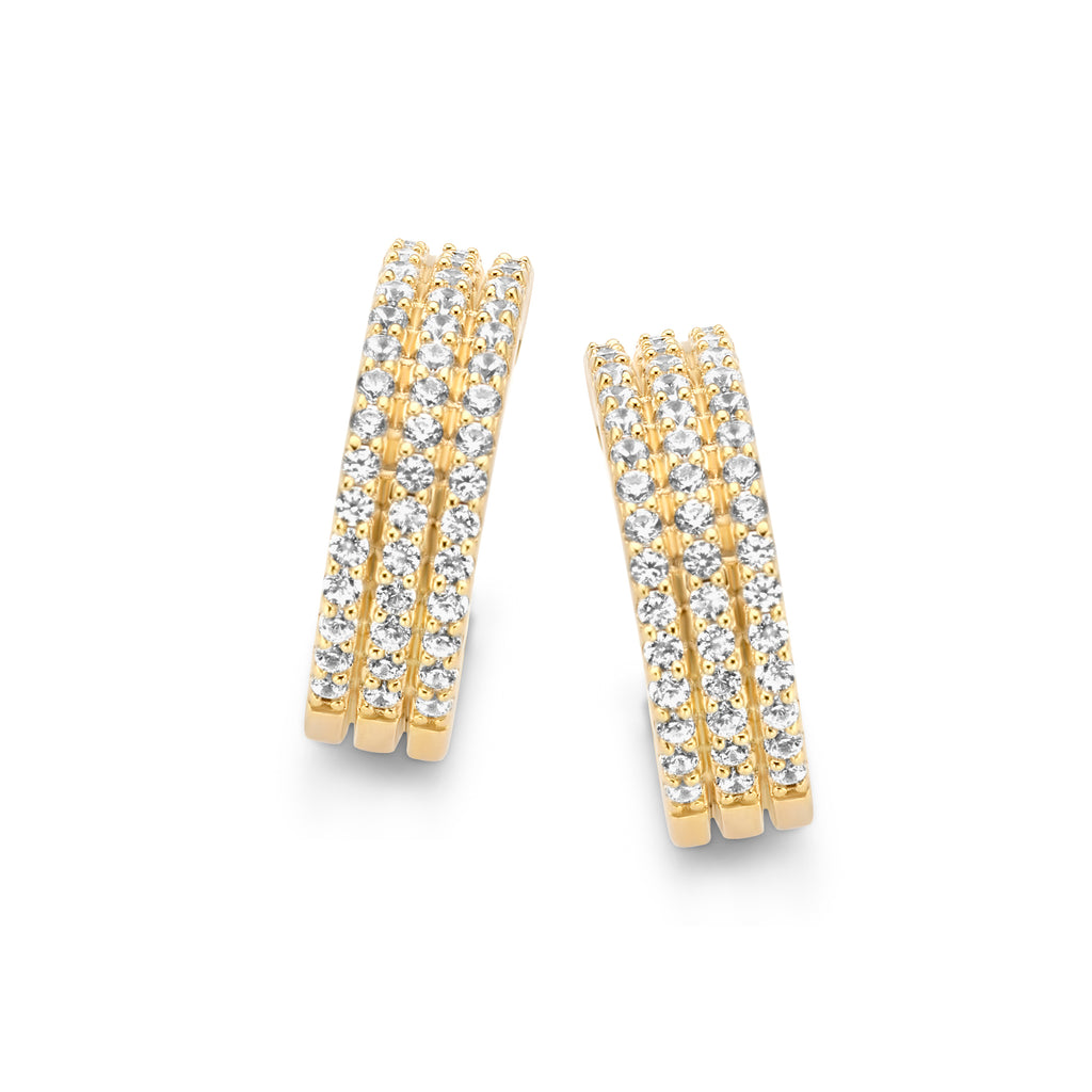 Boucle d'oreilles plaqué or N0M64