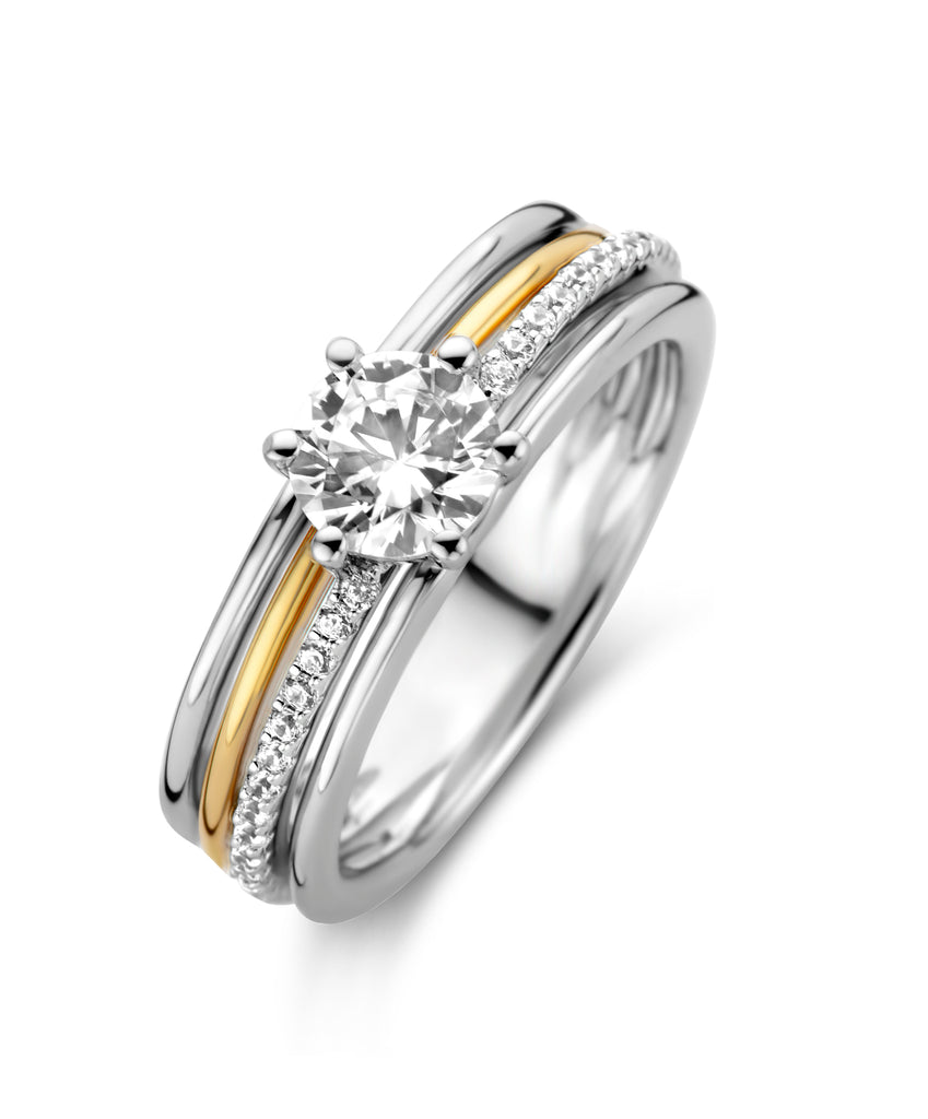 Bague bicolore N0054