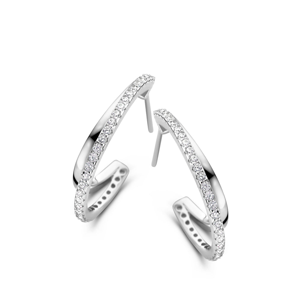 Boucle d'oreilles argent Naiomy N1P56
