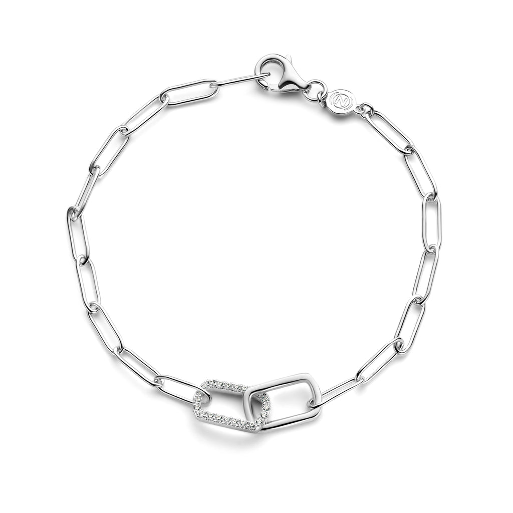 Bracelet argent Naiomy N1Q58