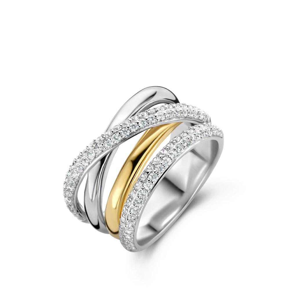 Bague bicolore Naiomy N1S54