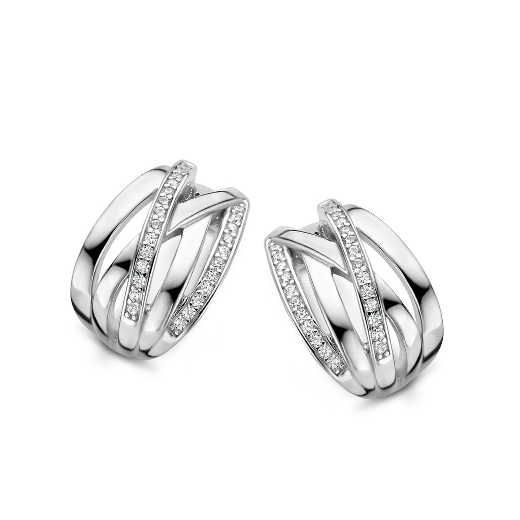 Boucle d'oreilles argent Naiomy N1S60