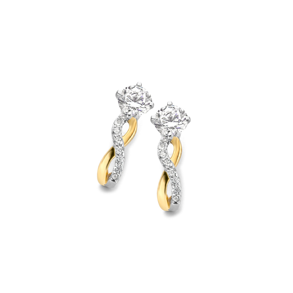 Boucle d'oreilles plaqué or Naiomy N1T56