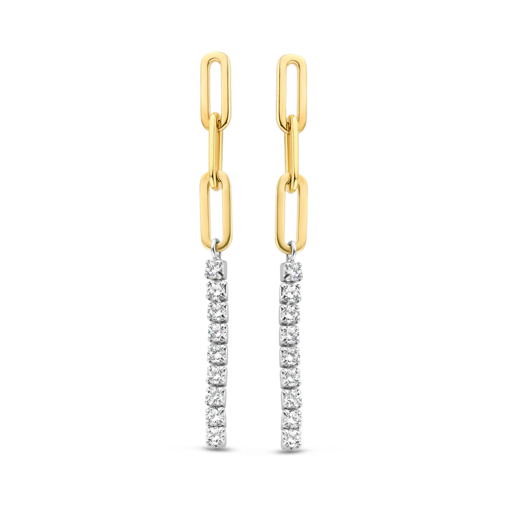 Boucle d'oreilles bicolores Naiomy N1W55