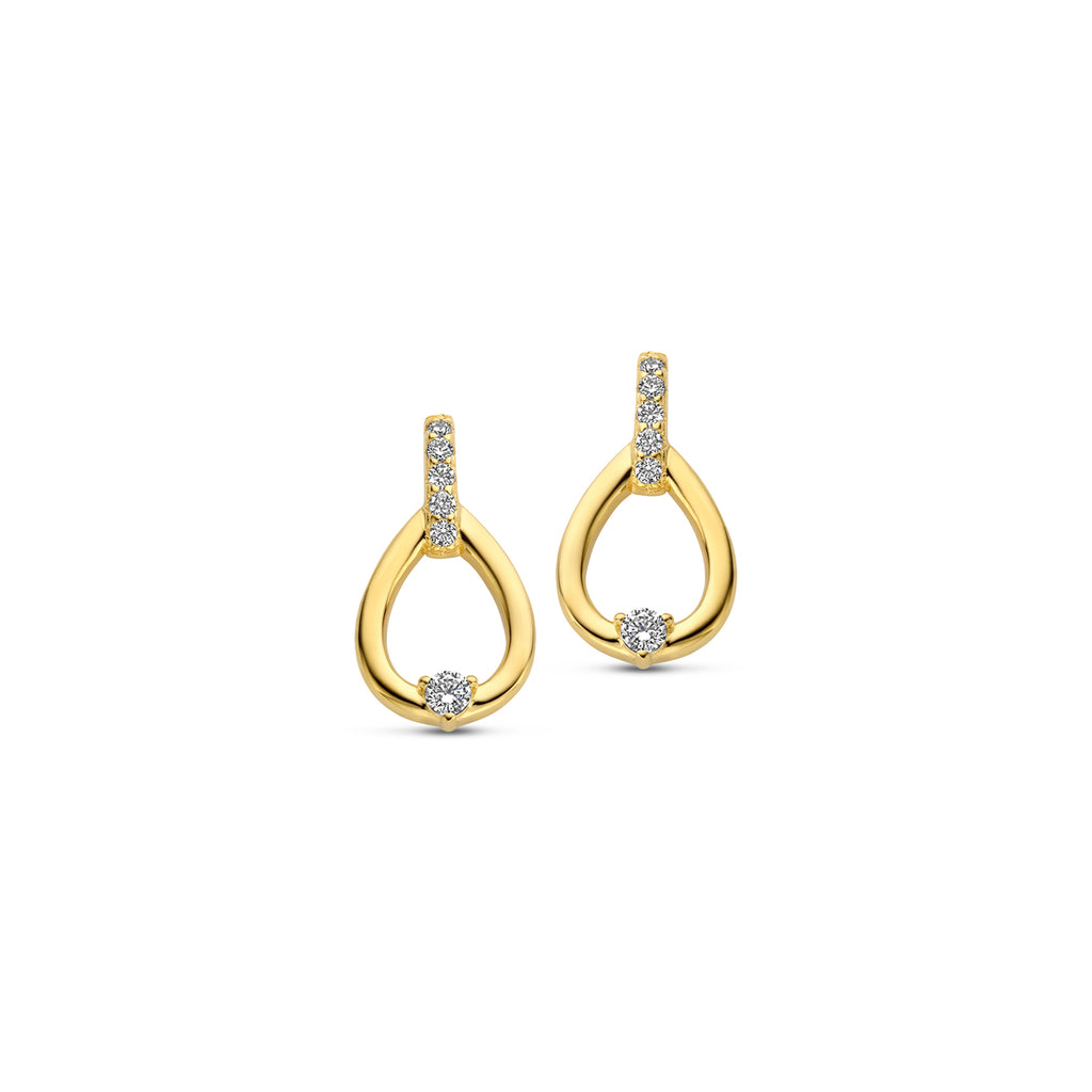 Boucle d'oreilles plaqué or N2Y69