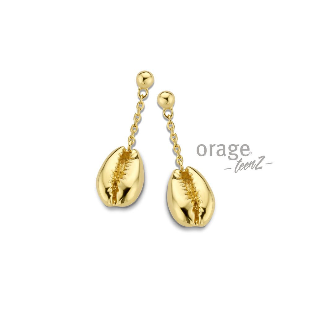 Boucle d'oreilles plaqué or T468