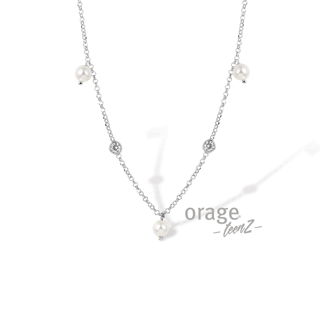 Collier argent T313