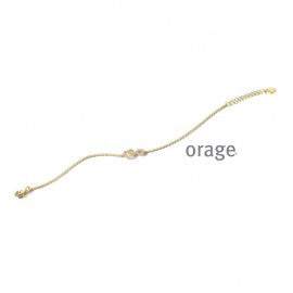 Bracelet plaqué or Orage A6540