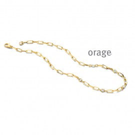 Collier plaqué or Orage K1219