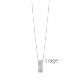 Collier argent K1942