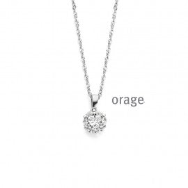 Collier argent Orage K2821