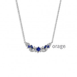 Collier argent Orage K3162